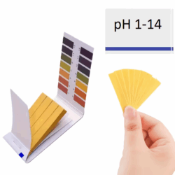 Papier tournesol pour mesurer le pH du sol et de l'eau – Lot de 80