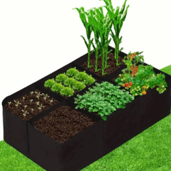 Jardinière à 6 compartiments d'une capacité de 208 litres